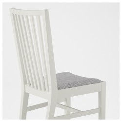 Фото4.Стілець білий, Isunda сірий NORRNÄS IKEA 501.853.03